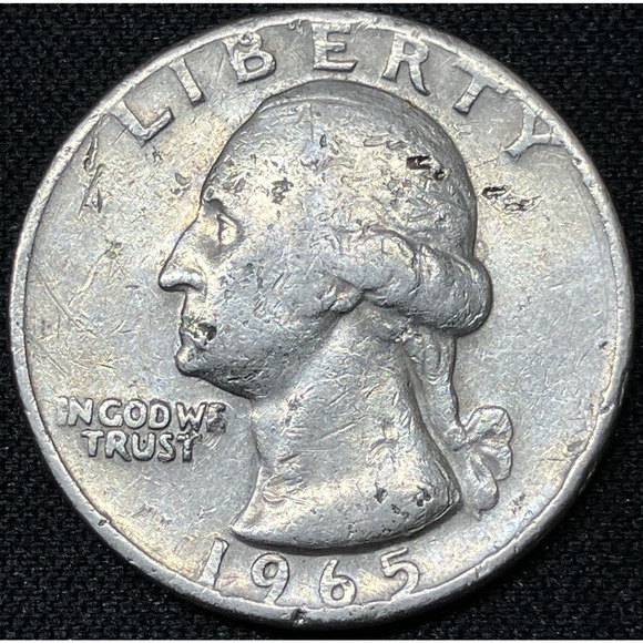 1966 Washington Quarter “Grumpy Grandpa" Obverse & Wounded Eagle Reverse - Picture 4 of 14